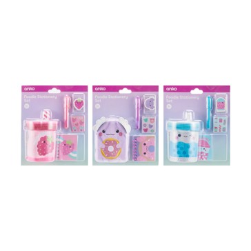 Foodie Stationery Set, Assorted - Anko