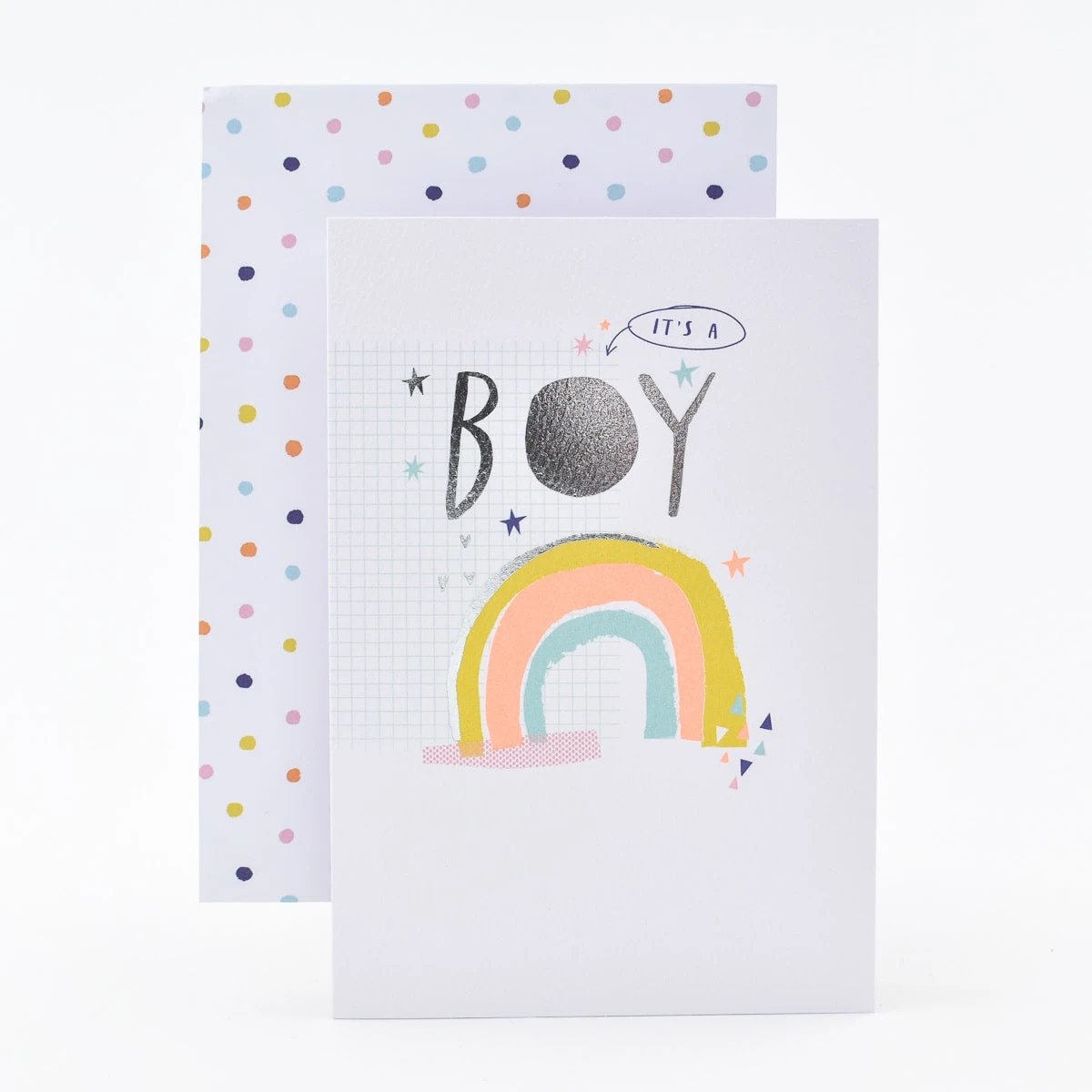 Hallmark New Baby Boy Card - Rainbow 2 of 3