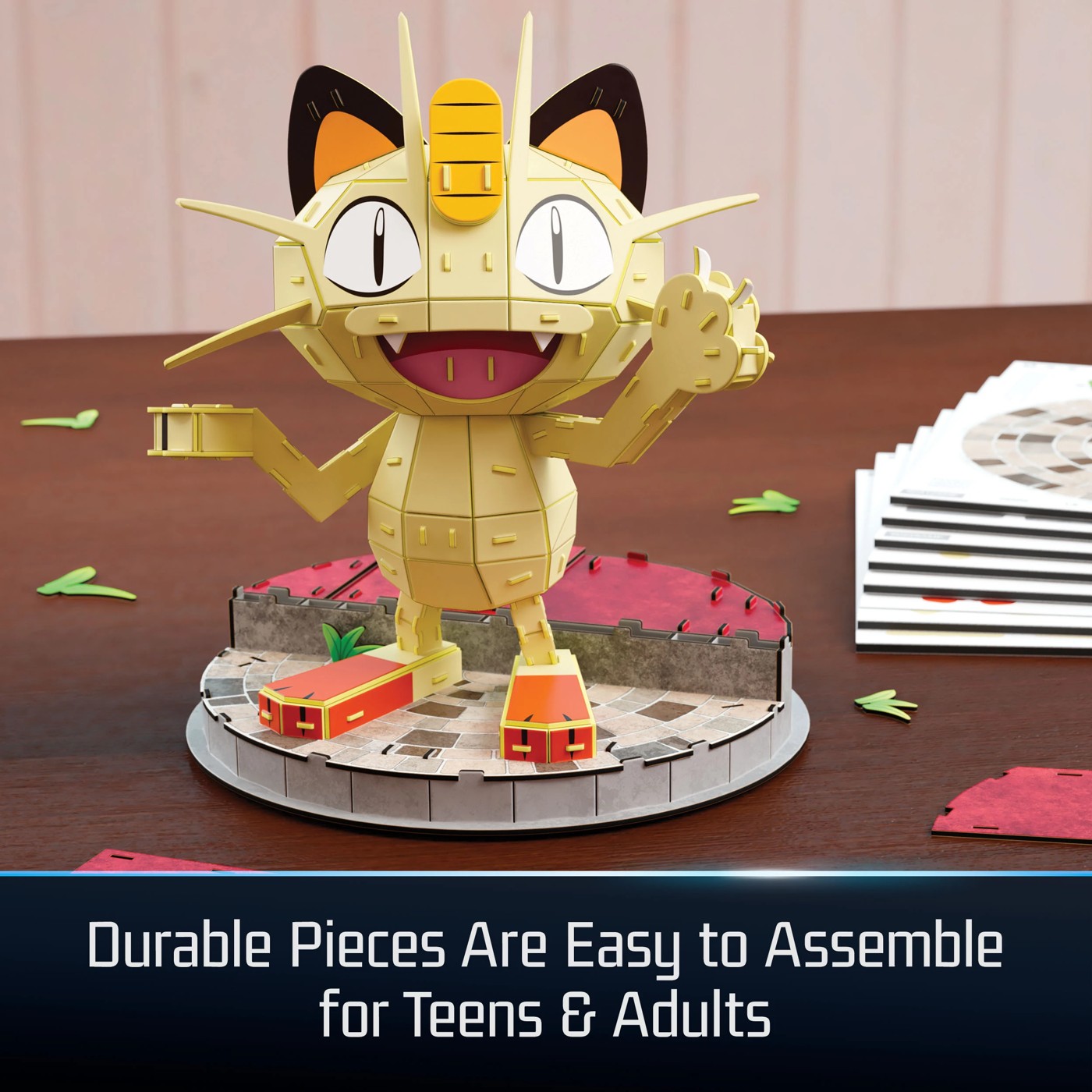Pokemon Meowth 3D Puzzle Model Kit Puzzle from 4D Build 4 of 5
