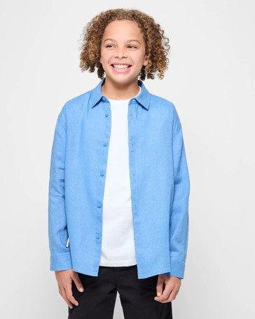 European Linen Long Sleeve Shirt