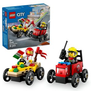 LEGO® City Pizza vs. Fire Truck Race Car Pack 60458 product image
