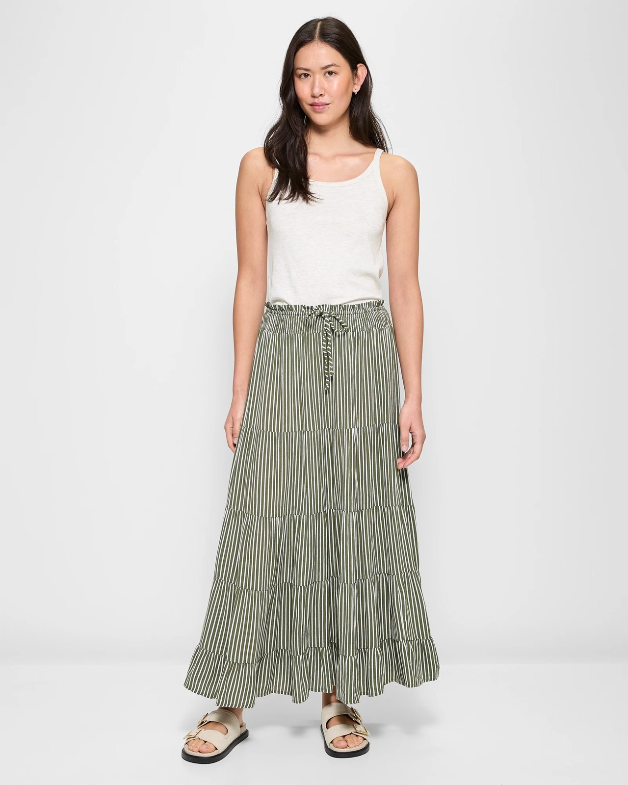 Crinkle Maxi Skirt 2 of 5