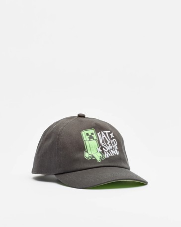 Kids Licensed Minecraft Graffiti Cap