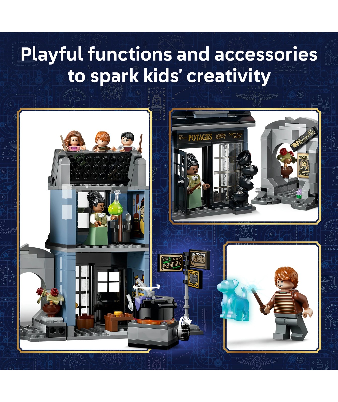 Pre-Order LEGO® Harry Potter TM Knockturn Alley™ Wizarding Shops 76471 4 of 6