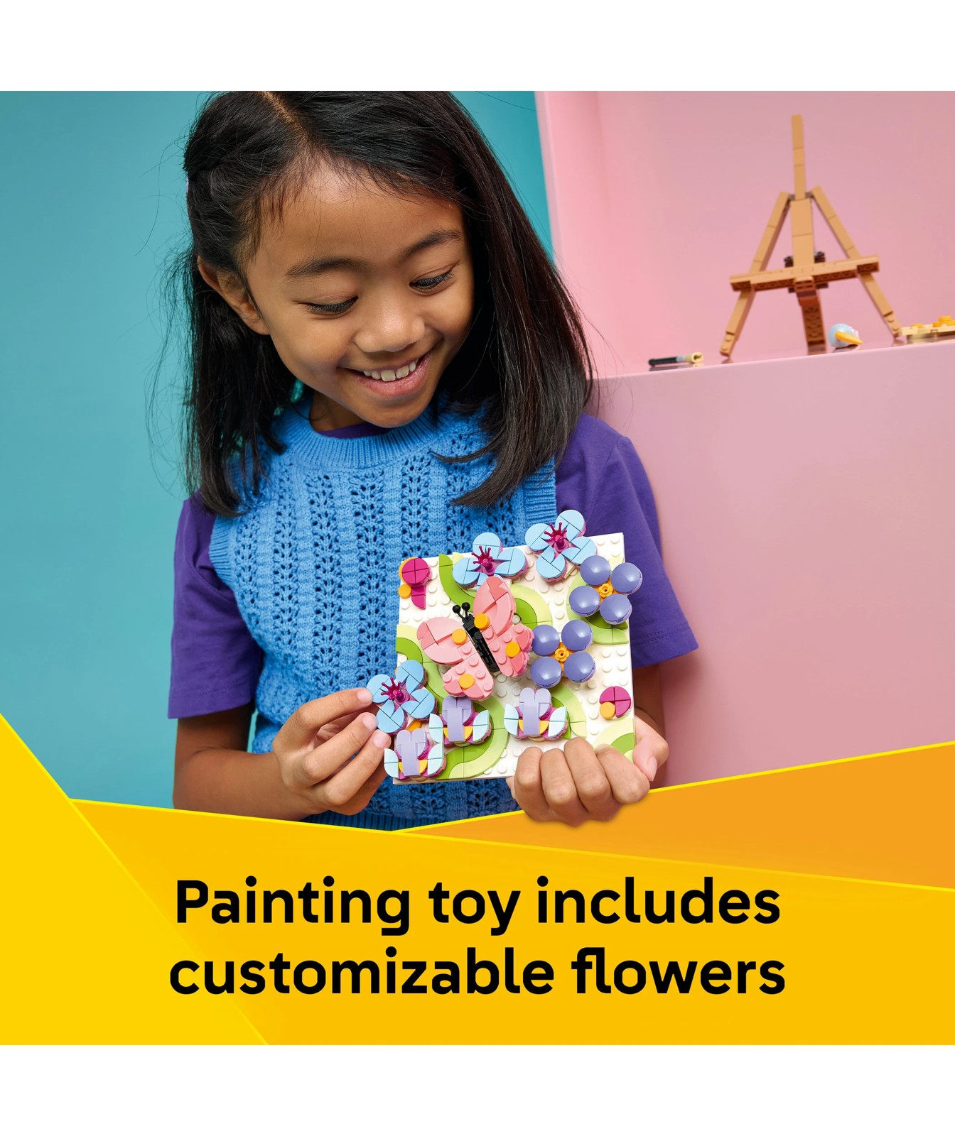 LEGO® Creator 3 in 1 Floral Art Decor Painting 31390 4 of 6