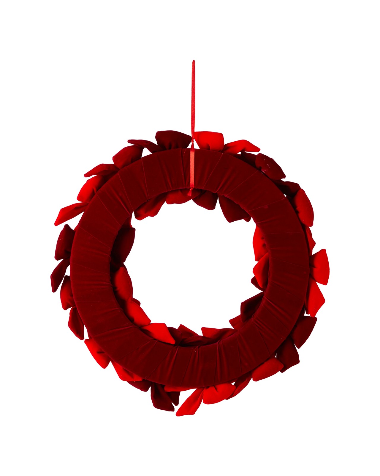 Anko Velvet Bow Wreath 3 of 4