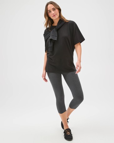 Australian Cotton 3/4 Length Leggings