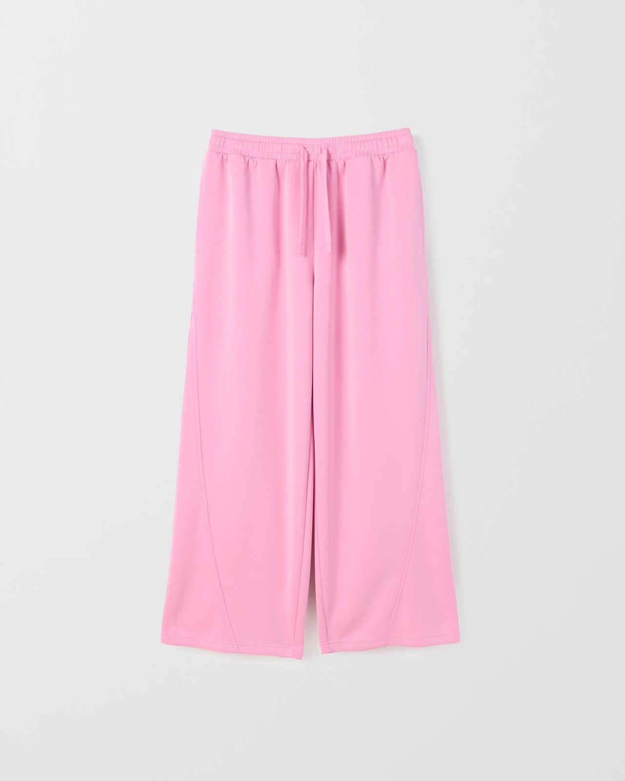 Sandwash Scuba Wide Leg Trackpants - Pink 5 of 6