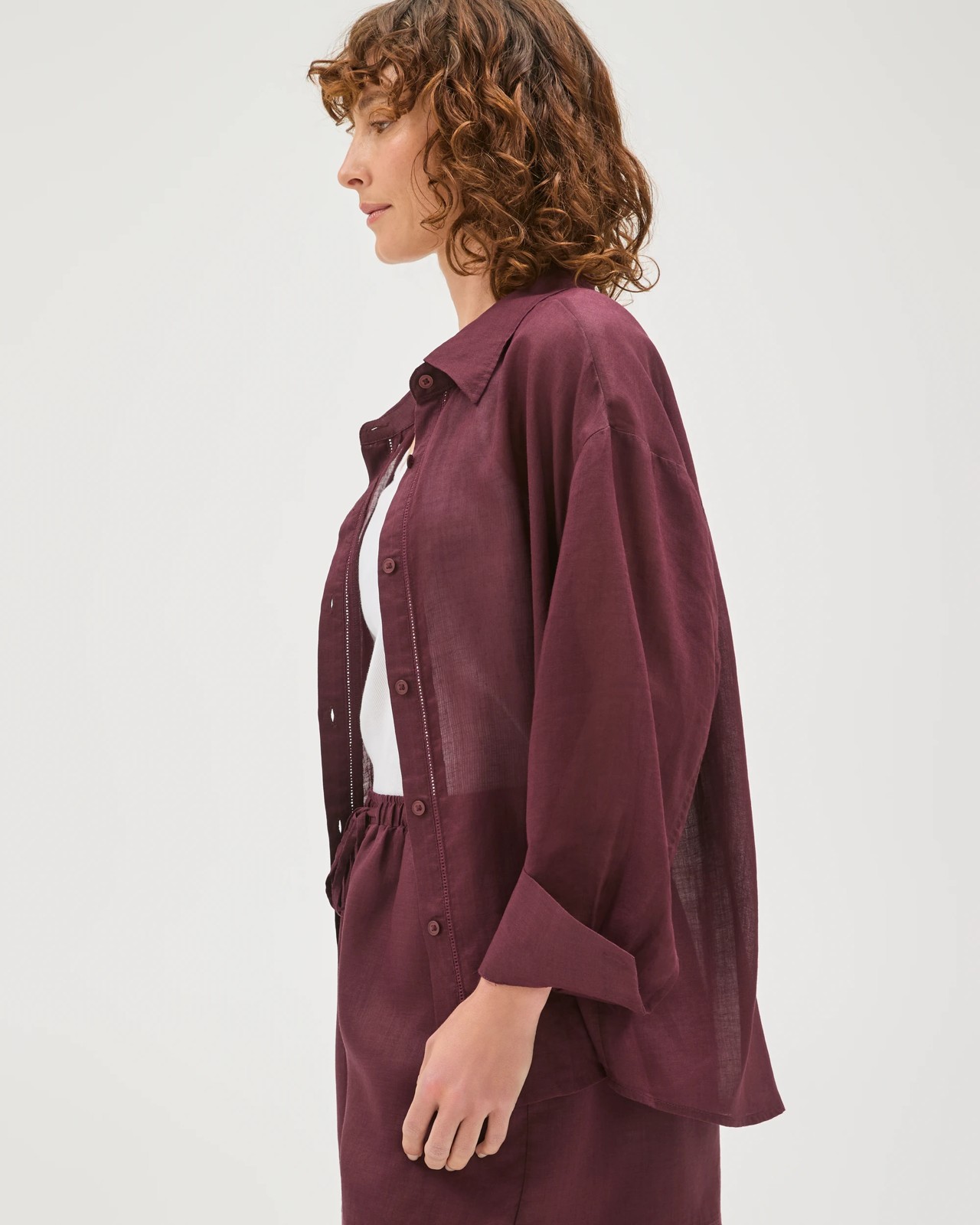 Long Sleeve Trim Detail Shirt 5 of 6