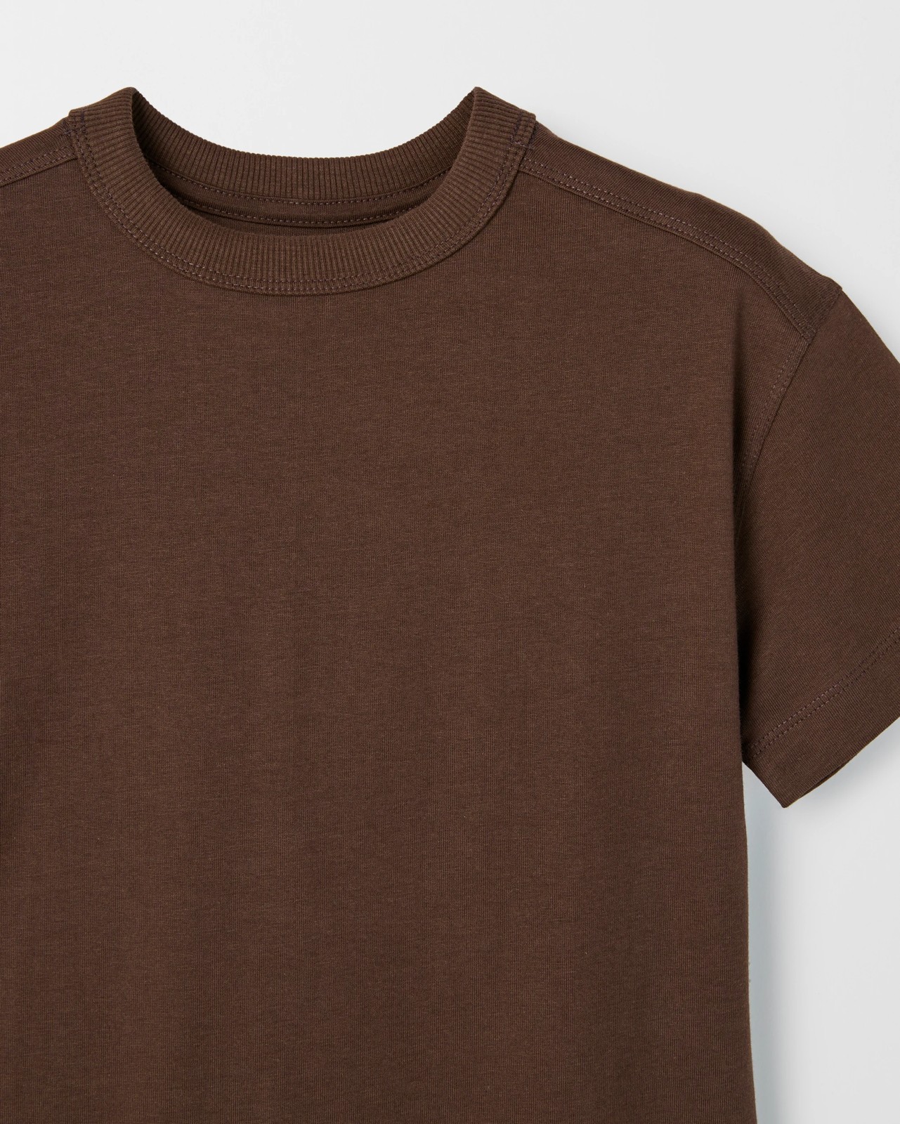 Organic Cotton Oversized T-Shirt - Brown 2 of 2