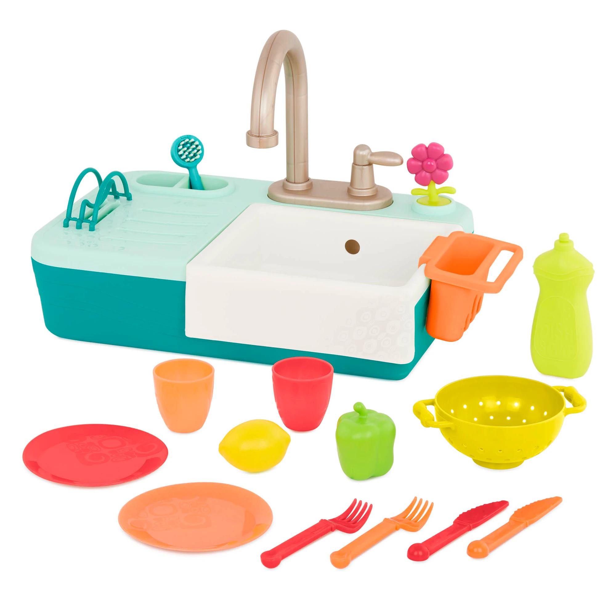 B. Toys Splash-n-Scrub Sink Play Set | Target Australia