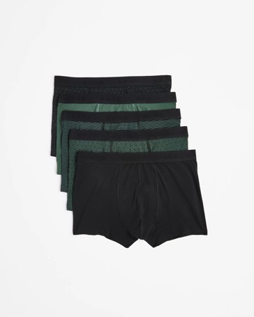 Australian Cotton Blend 5 Pack Hipster Trunks - Maxx