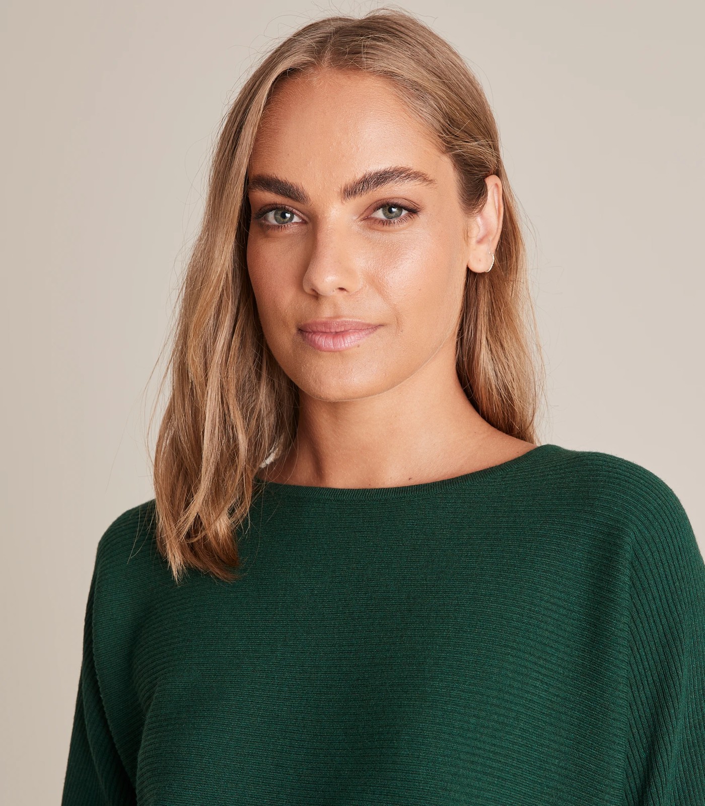 OFF SHOULDER DOLMAN KNIT JUMPER ABINGDON PALACE