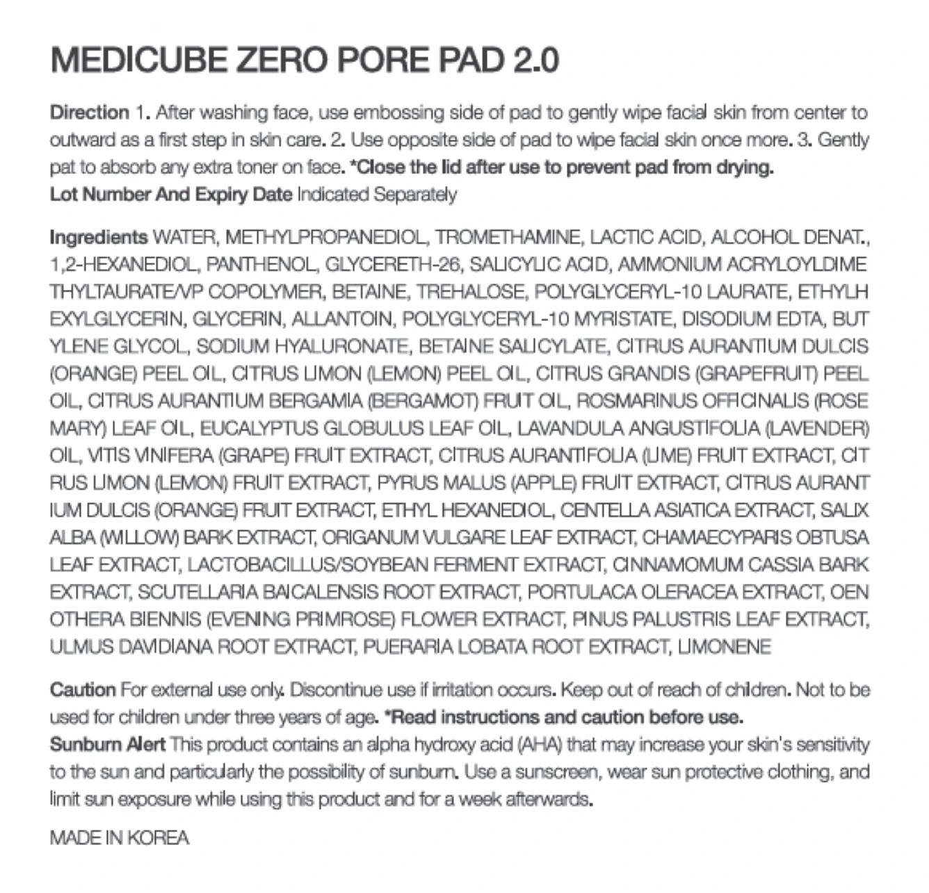 70 Pack Medicube Zero Pore Pads 2 of 5