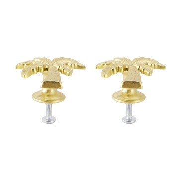 Palm Handles, 2 Pack Gold Look - Anko