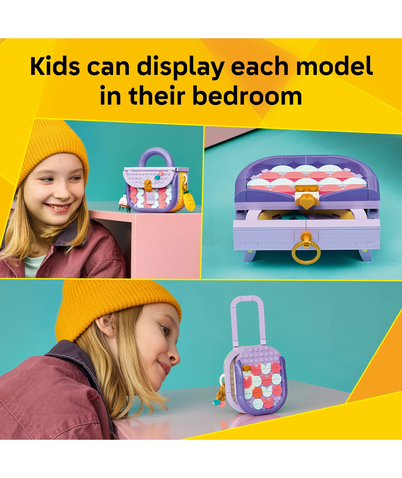 LEGO® Creator 3 in 1 Art Fashion Bag with Storage 31391 3 of 6