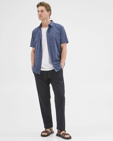 Australian Cotton Relaxed Textured Pants