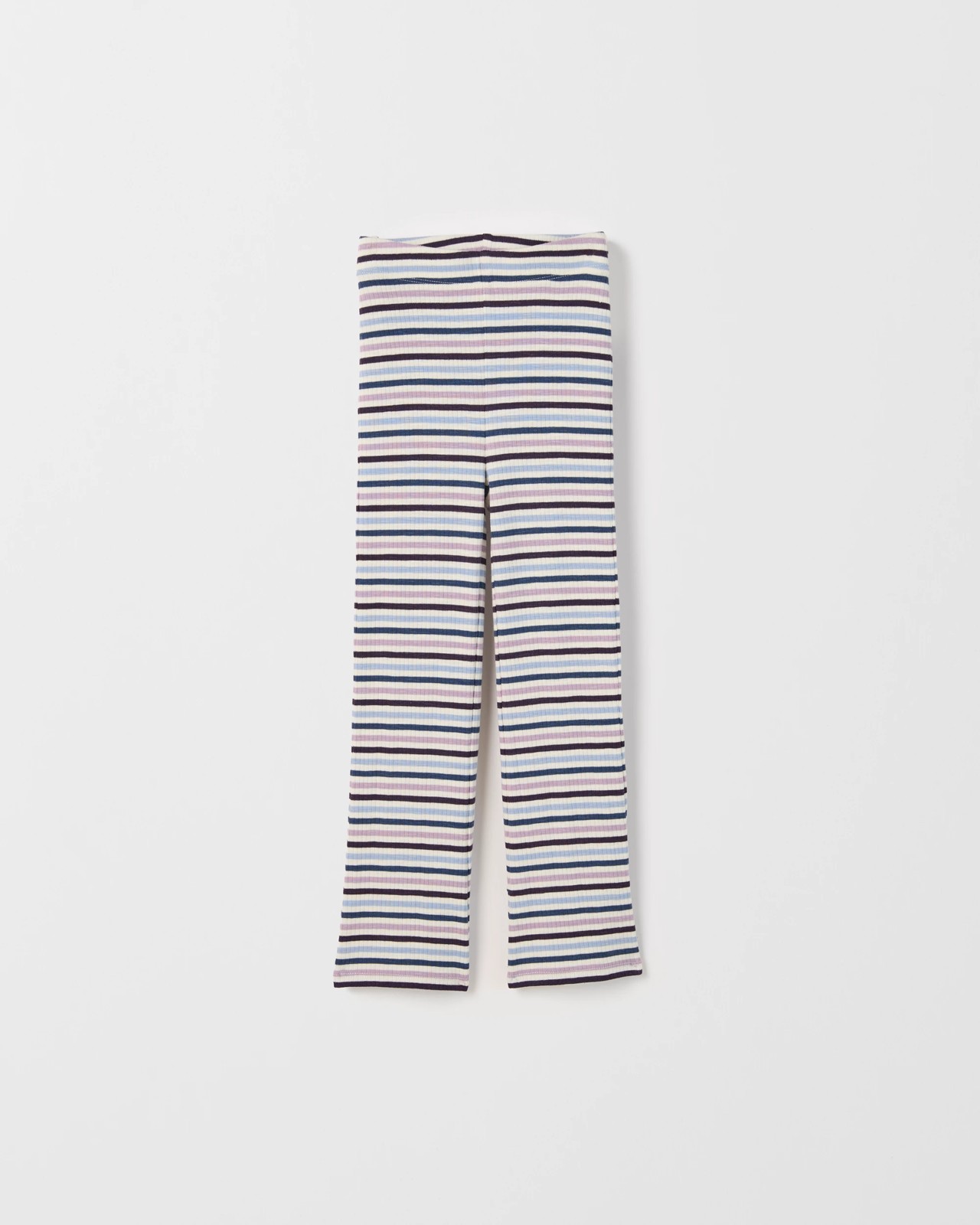 2 Pack Rib Knit Flare Leggings - Dog Stripe AOP 2 of 4