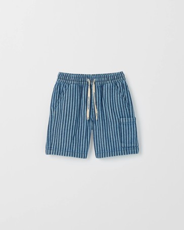 Pull On Denim Volley Shorts