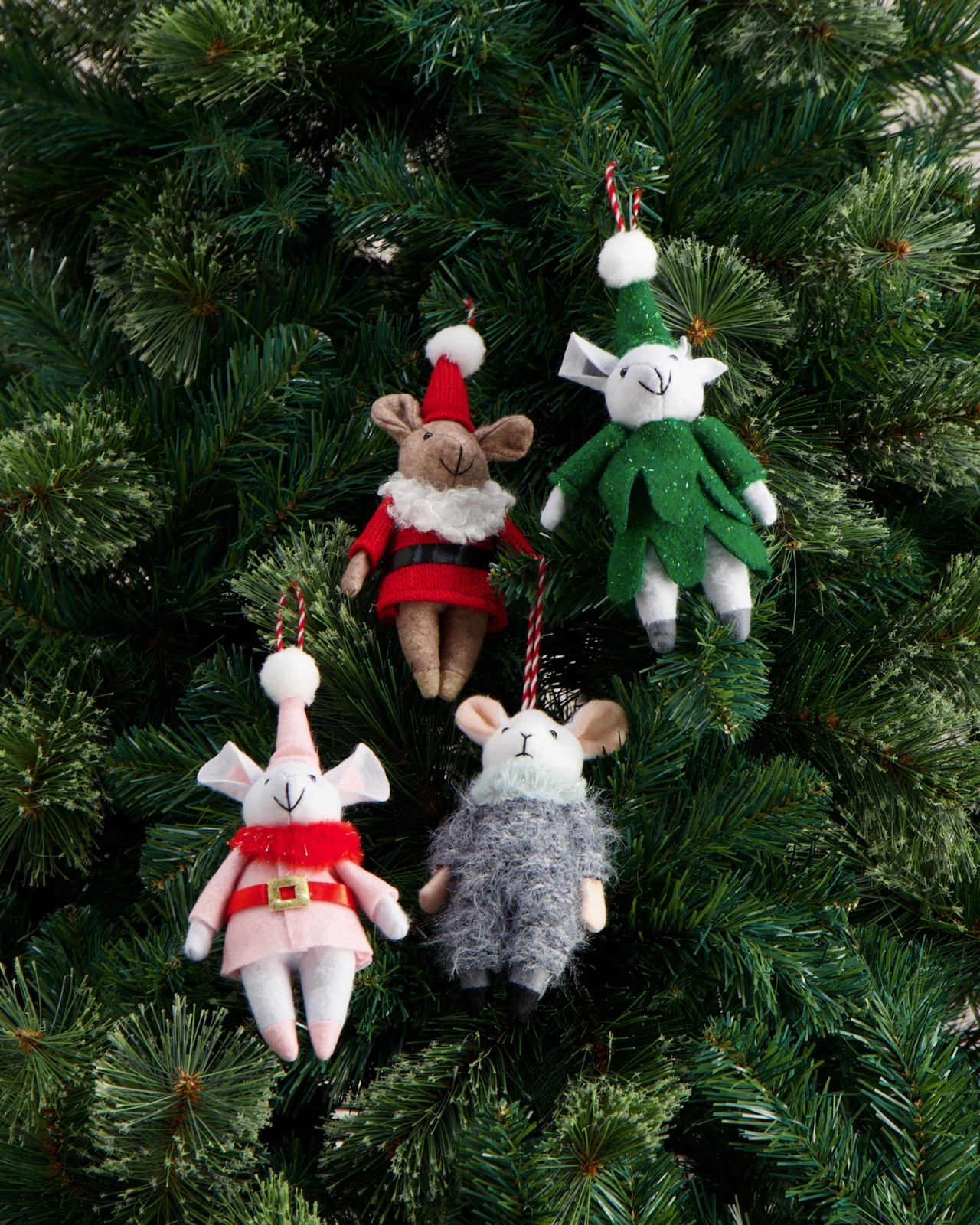Anko Christmas Mouse Decoration - Assorted 5 of 5