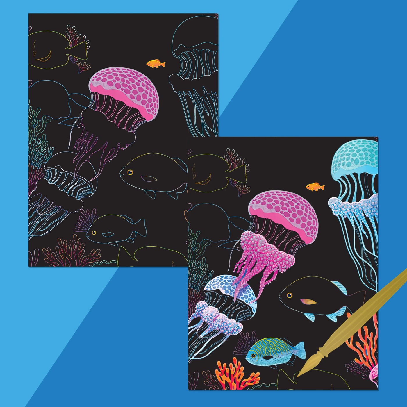 Kaleidoscope Etch Art: Ocean Treasures - Book 5 of 5