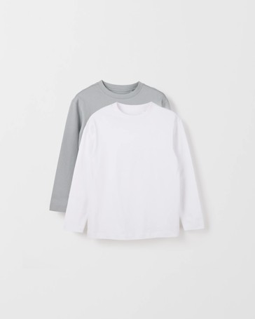 Australian Cotton 2 Pack Long Sleeve T-Shirt