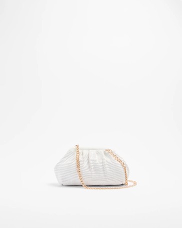 Gathered Clutch Bag
