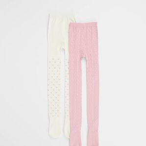 Maxx Australian Cotton Blend 2 Pack Girls Casual Tights