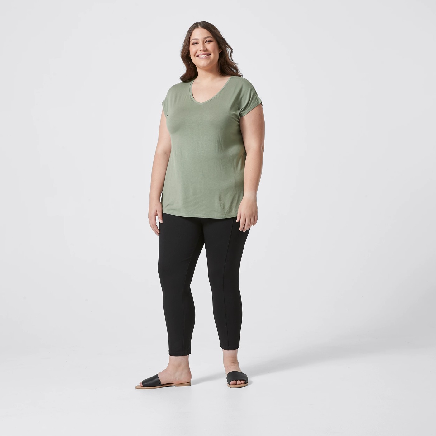 Belle Curve Ponte Leggings 6 of 6