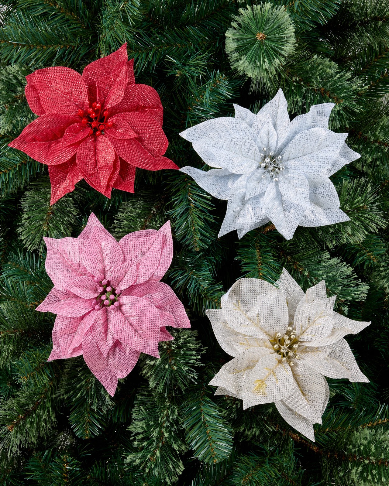 Anko Poinsettia Clip - Assorted 4 of 5