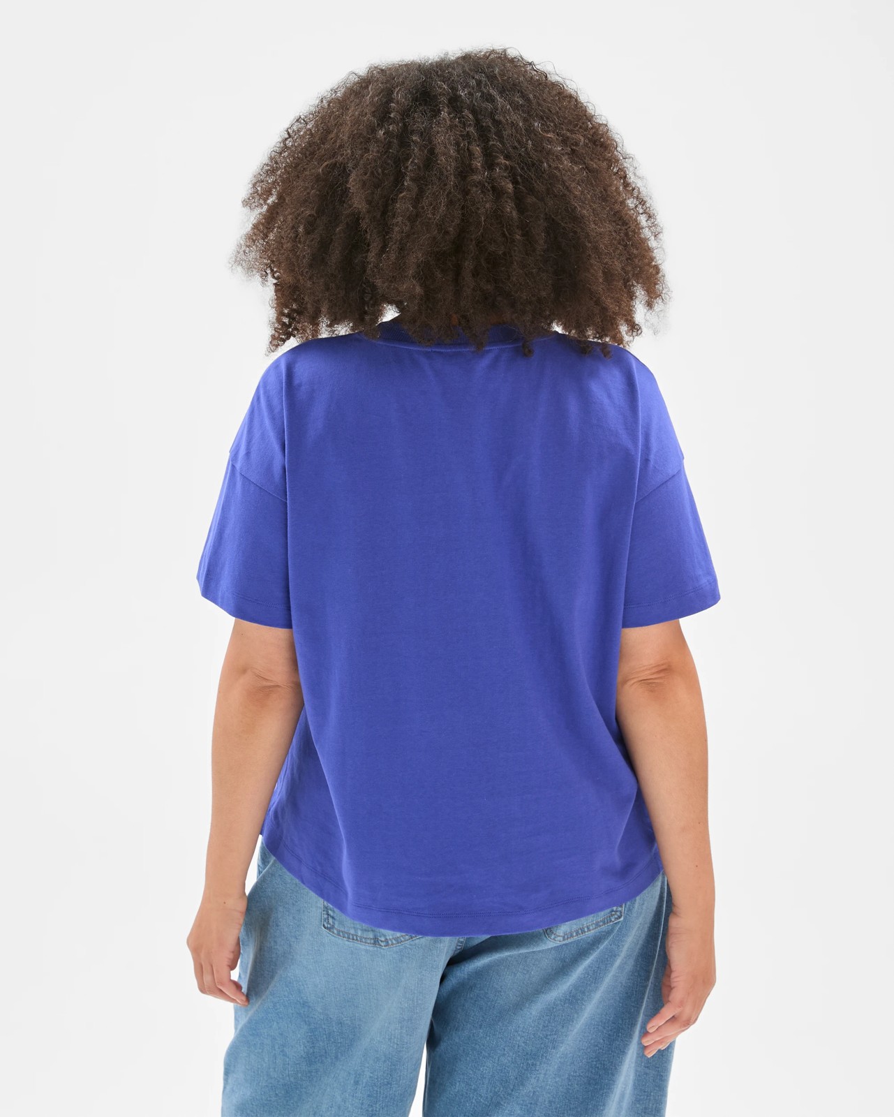 Plus Size Australian Cotton Graphic Split Hem T-Shirt 6 of 6