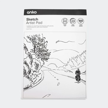 A3 Sketch Artist Pad - Anko