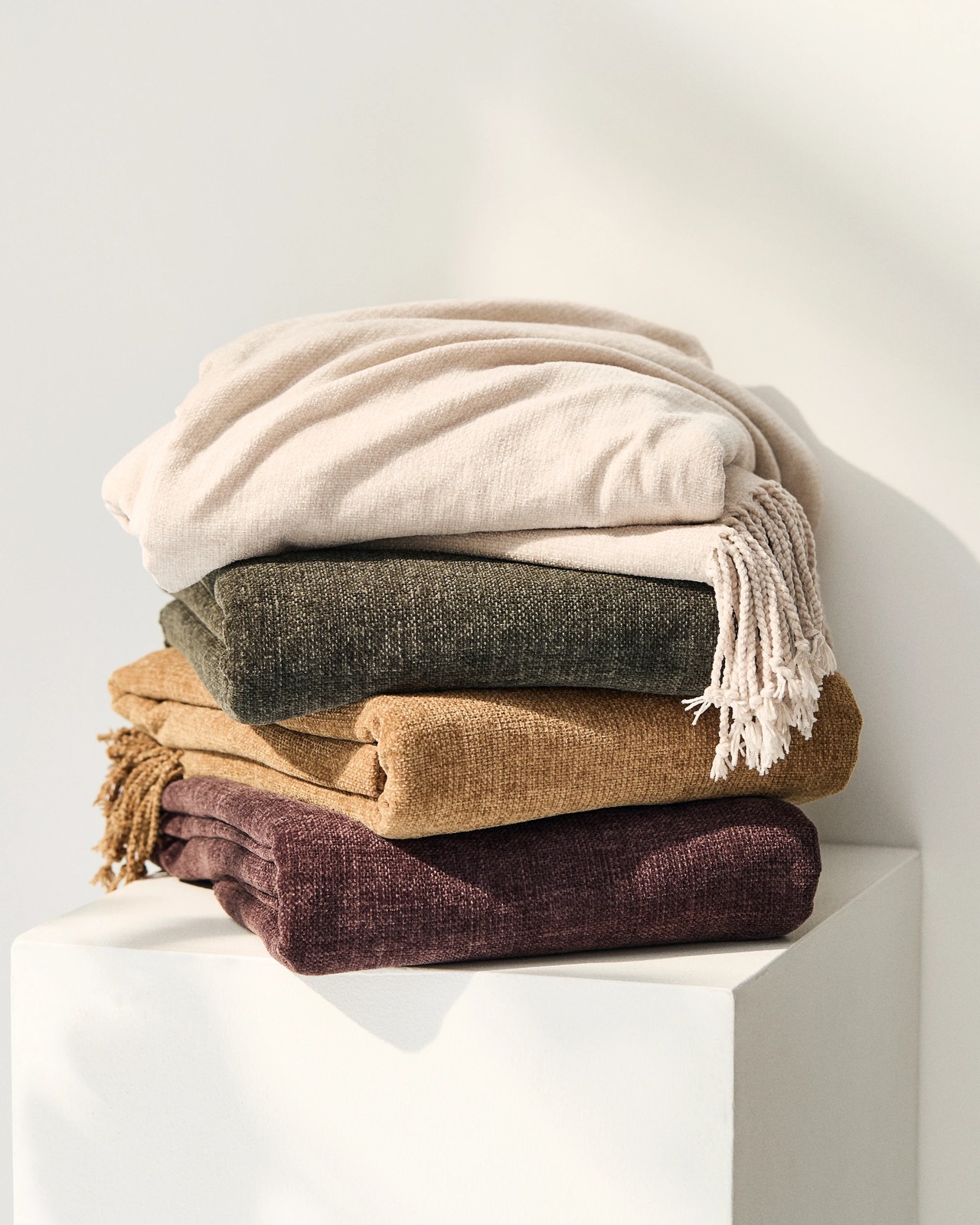 Issy Chenille Throw  - Chocolate 5 of 5