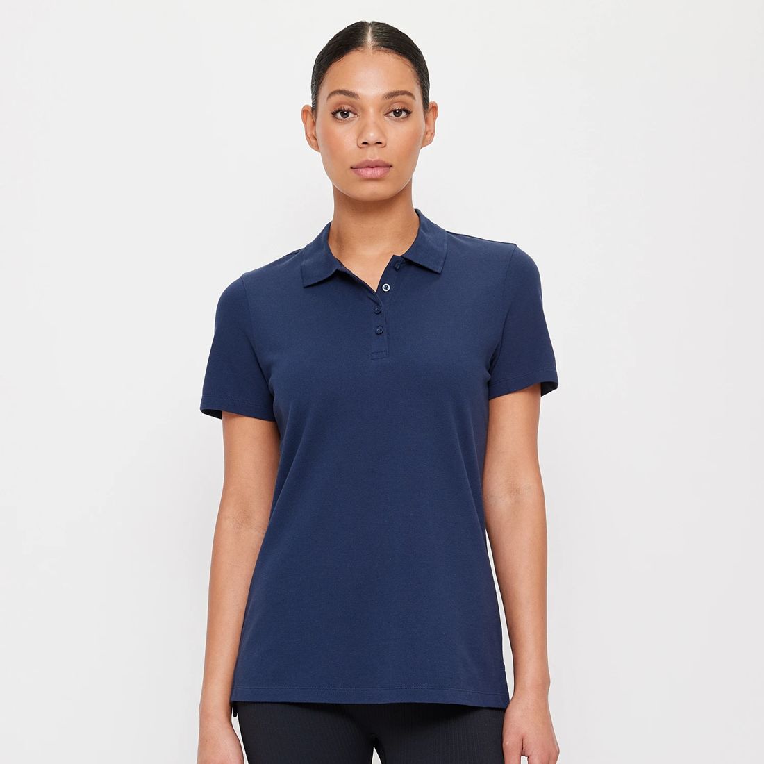 Active Pique Polo TShirt Navy Blue Target Australia