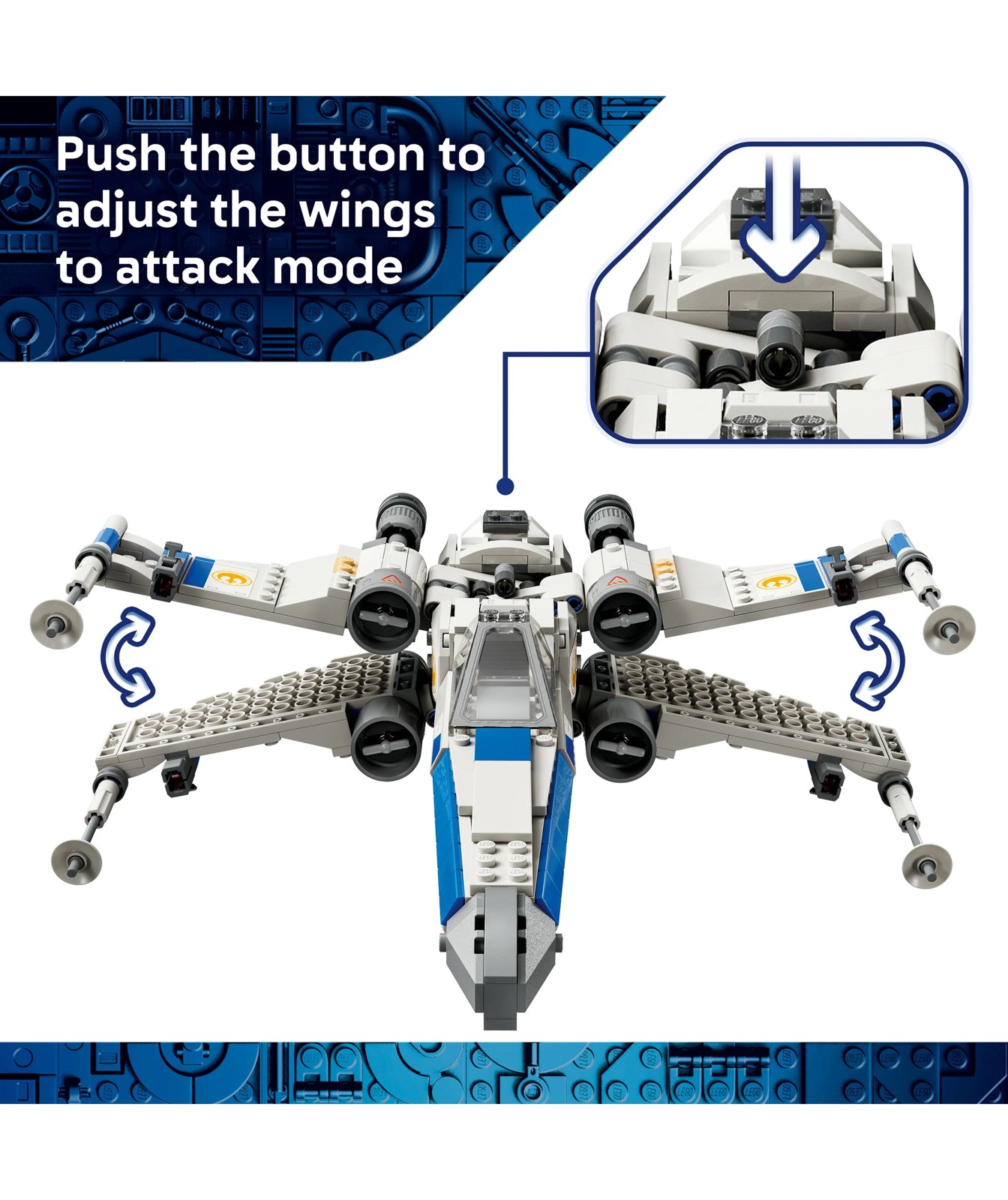LEGO® Star Wars TM New Republic X-Wing Starfighter™ 75460 3 of 5
