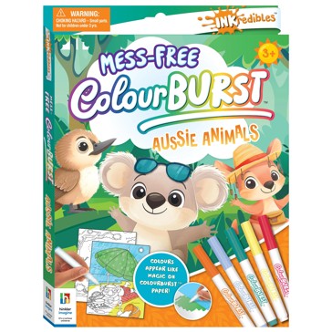 INKredibles Mess-Free Colour Burst Aussie Animals? - Book