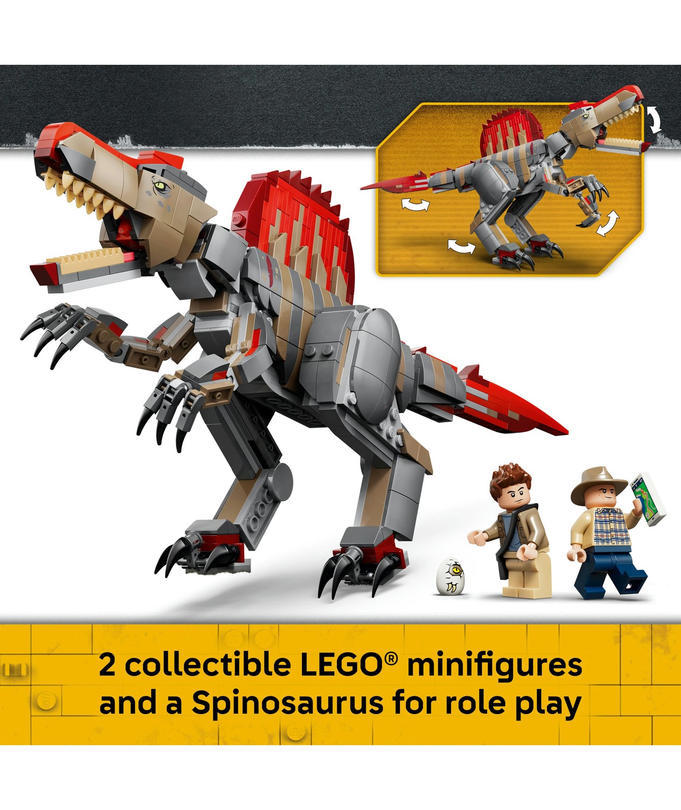 LEGO® Jurassic World Spinosaurus Dinosaur Escape 77982 5 of 5