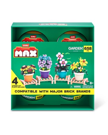 658 Piece Zuru Max Garden Collection Building Bricks Collection