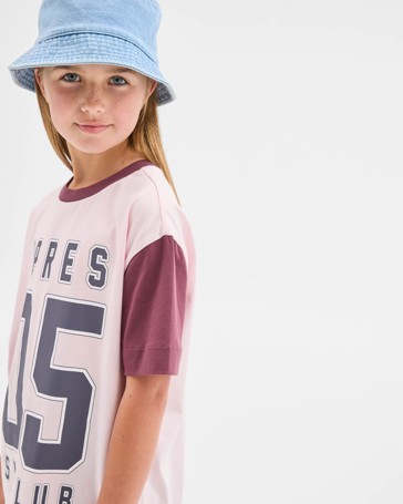 Australian Cotton Longline Print T-Shirt