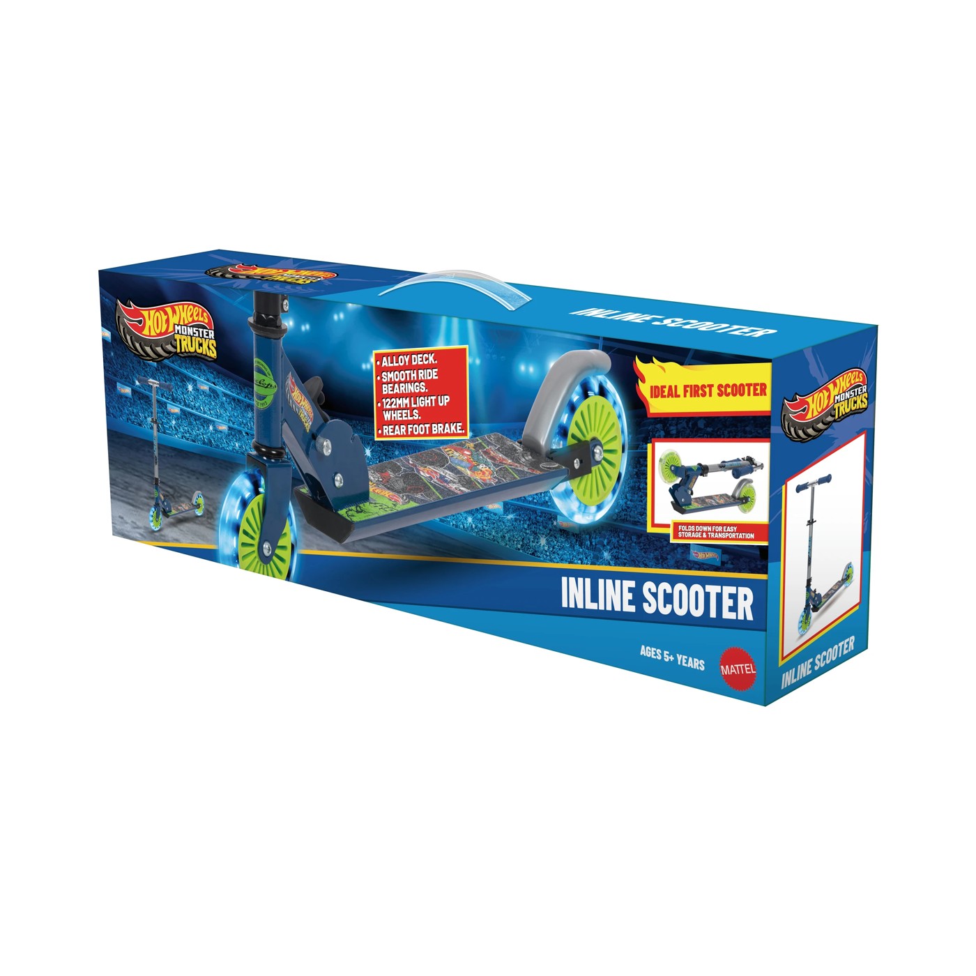 Hot Wheels Monster Truck Folding Inline Scooter 6 of 6