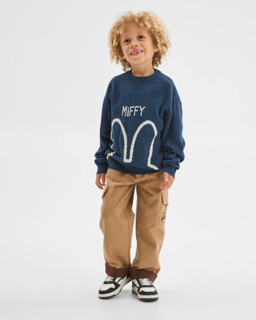 Miffy Long Sleeve Crew Neck Sweater