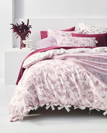 Holly Toile Australian Cotton Quilt Cover Set