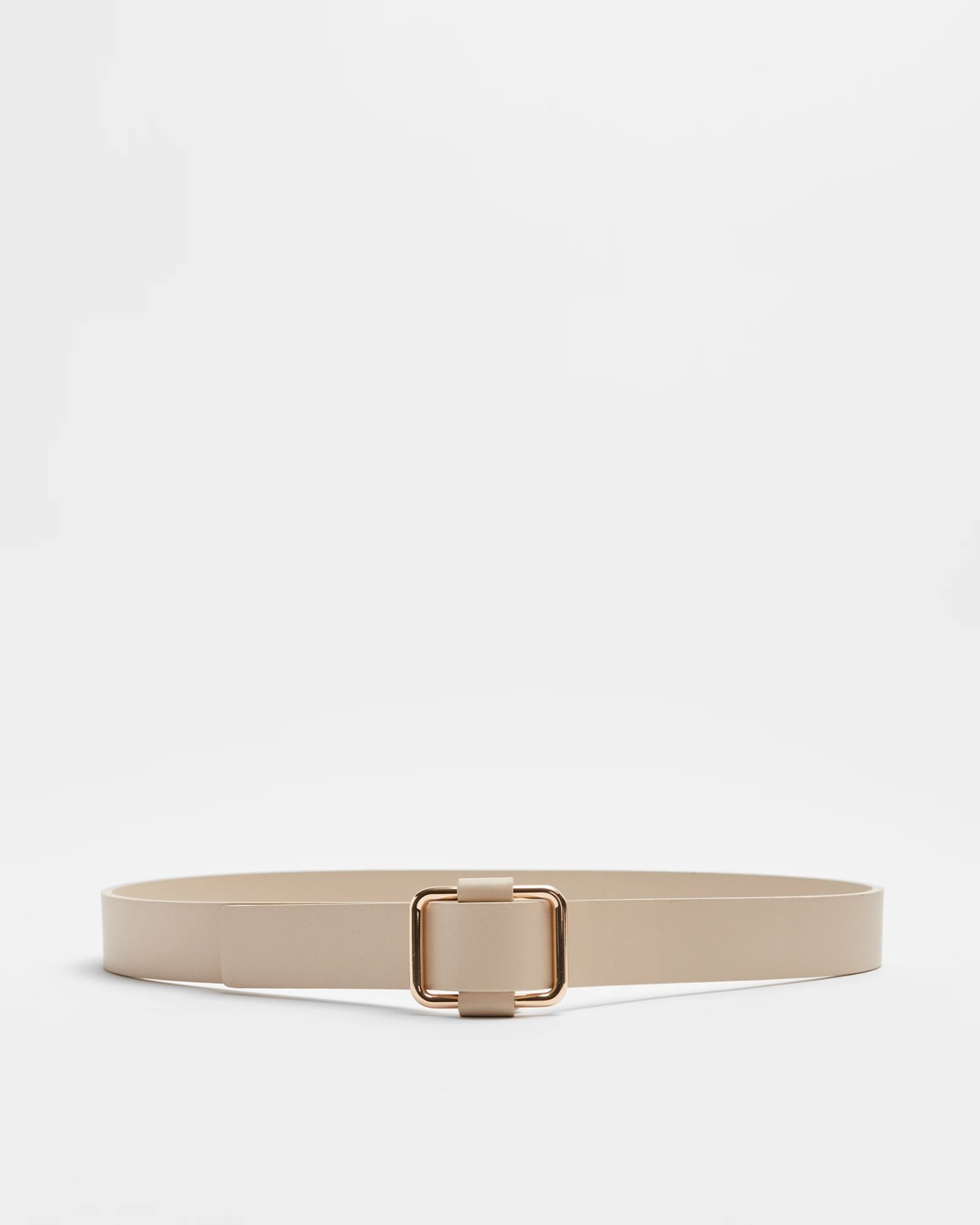 Womens Square Buckle Belt - Neutral | Target Australia