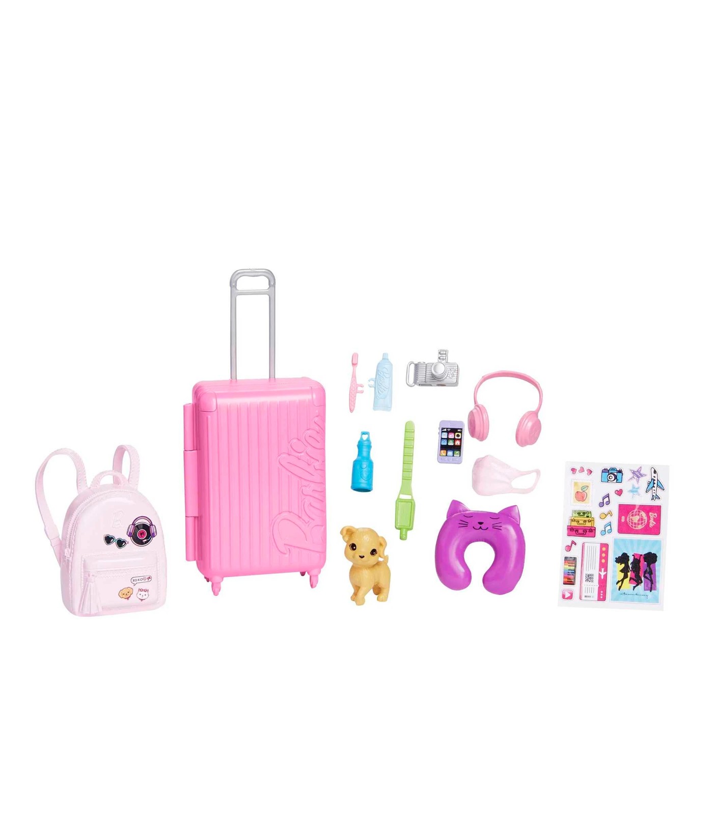 Barbie Doll and Accessories - Malibu Travel Set with Puppy 3 of 5