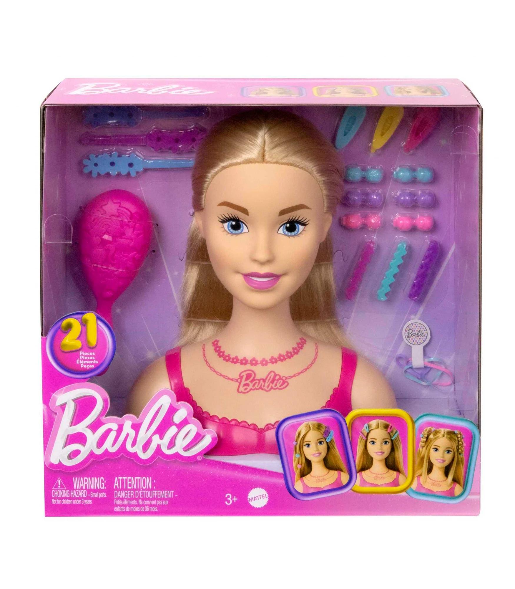 Barbie head best sale for hairstyling