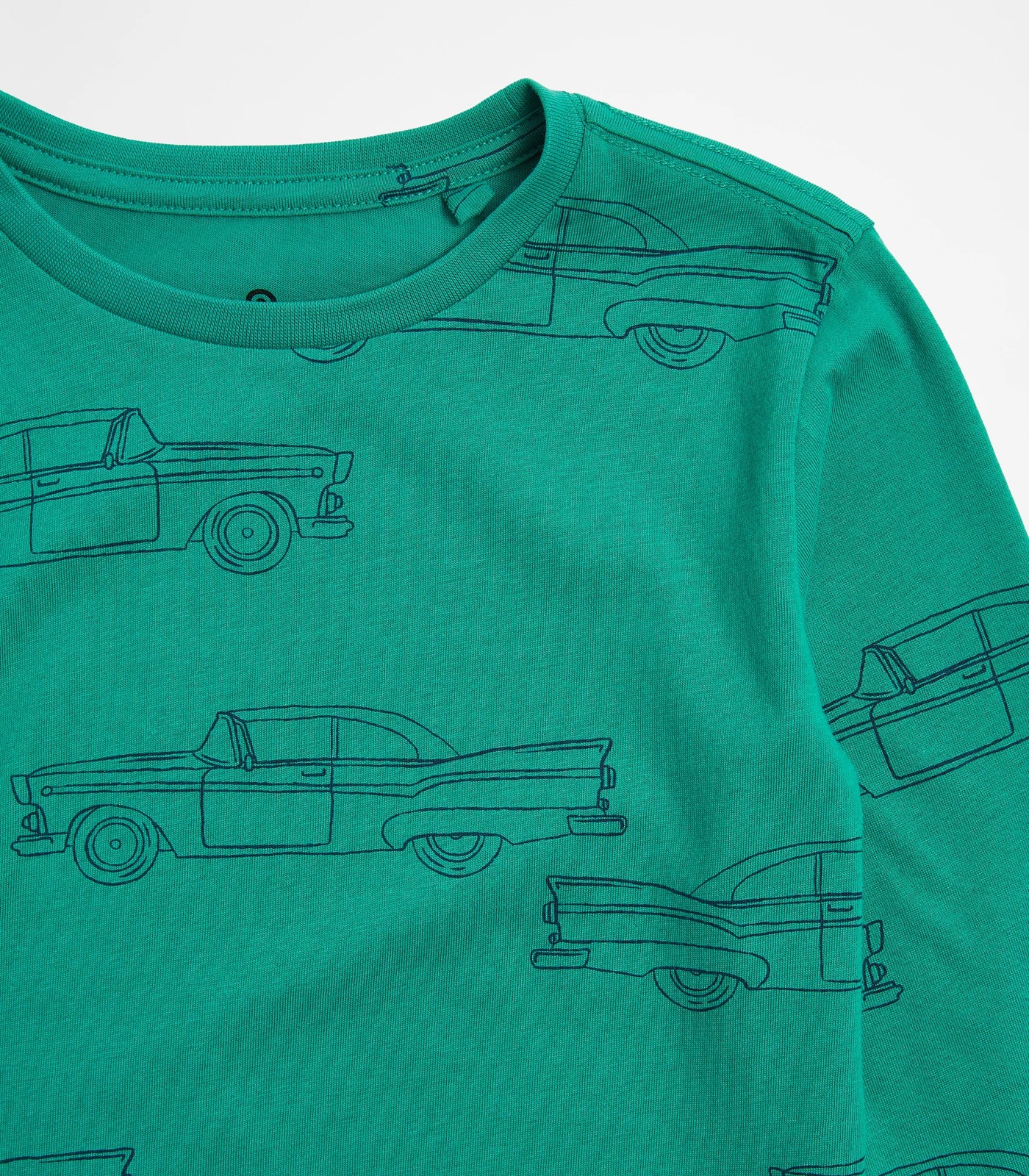 Organic Cotton Car Print Top 2 of 3
