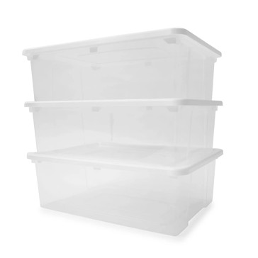 Anko 3 Pack 10L Storage Boxes