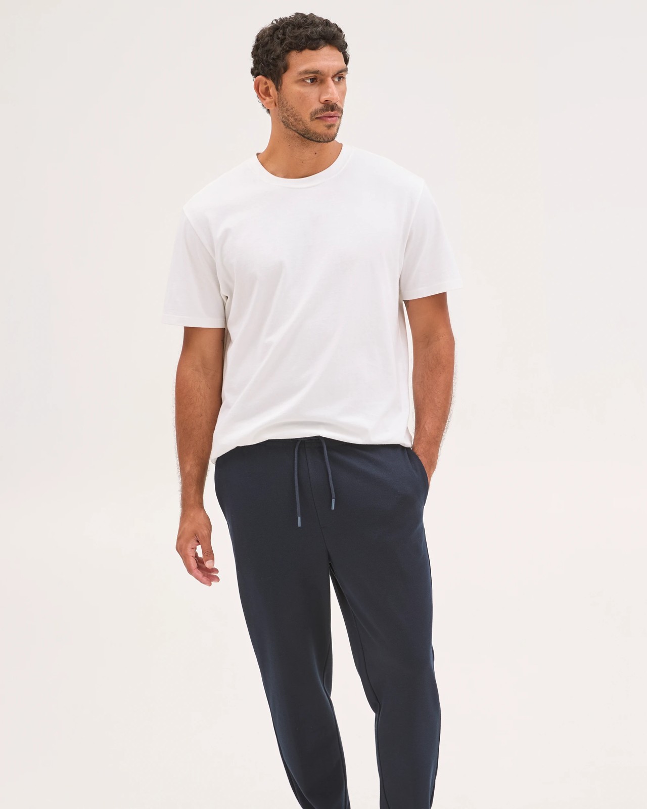 Textured Knit Pants - Navy 2 of 5