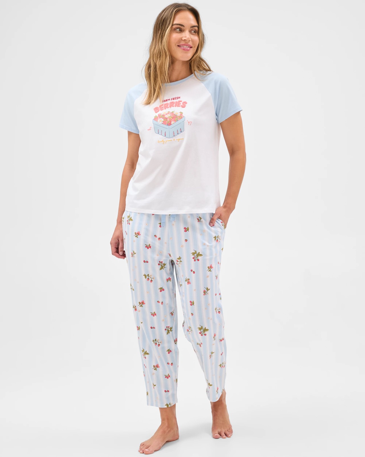  Australian Cotton Raglan Sleep T-Shirt 2 of 5