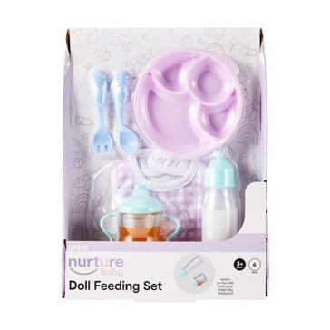 6 Piece Nurture Baby: Doll Feeding Set - Anko